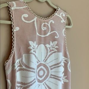 Floral 60s mini dress